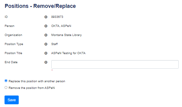 Remove replace positions in ASPeN 