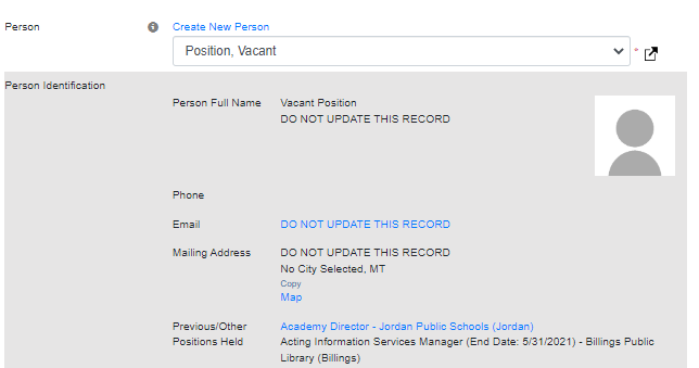 Image of new person screen in ASPeN