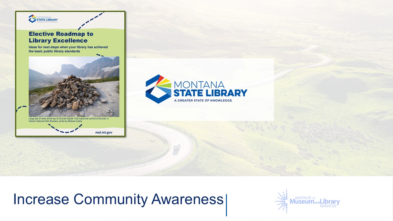 Title slide for increase community awareness webinar.