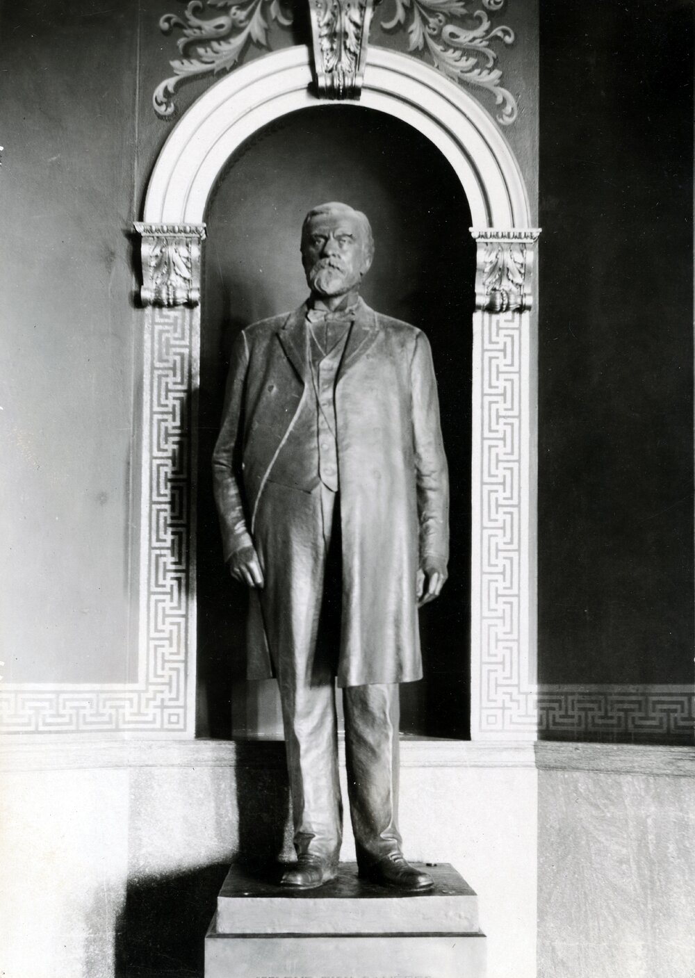 Wilbur Fisk Sanders Statue in the Montana State Capitol, Helena, Montana. Between 1914-1926. 