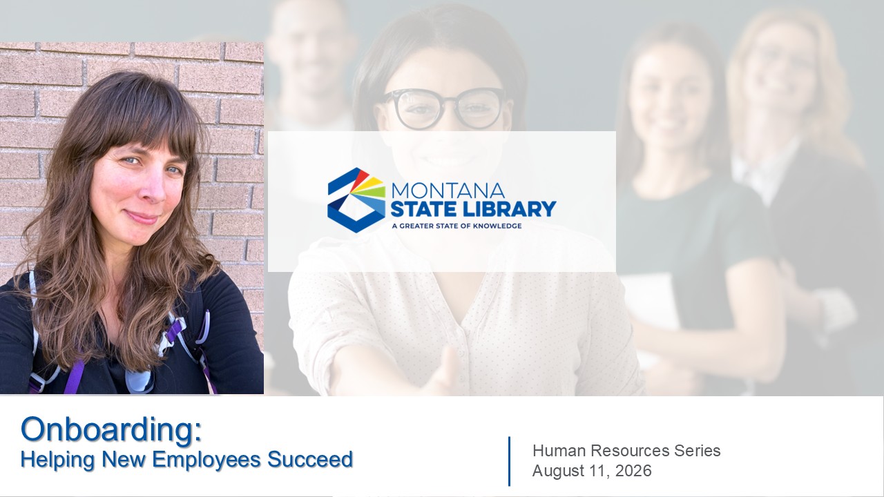 Title slide for Onboarding webinar with portrait of Cara Orban.